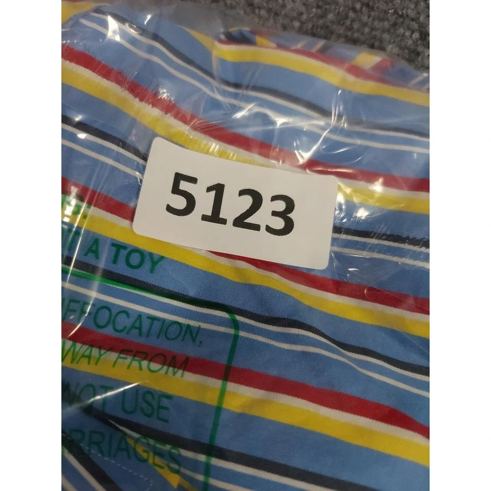 Polo Ralph Lauren Shirt Mens 17‎ Extra Large Colorful Regent Vertical Stripe L/S